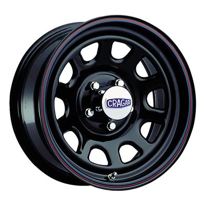 Cragar Black D Window Wheels - 3425112