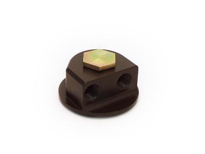 Canton Racing 90 Degree Rotating Remote Oil Filter Adapters - 22592
