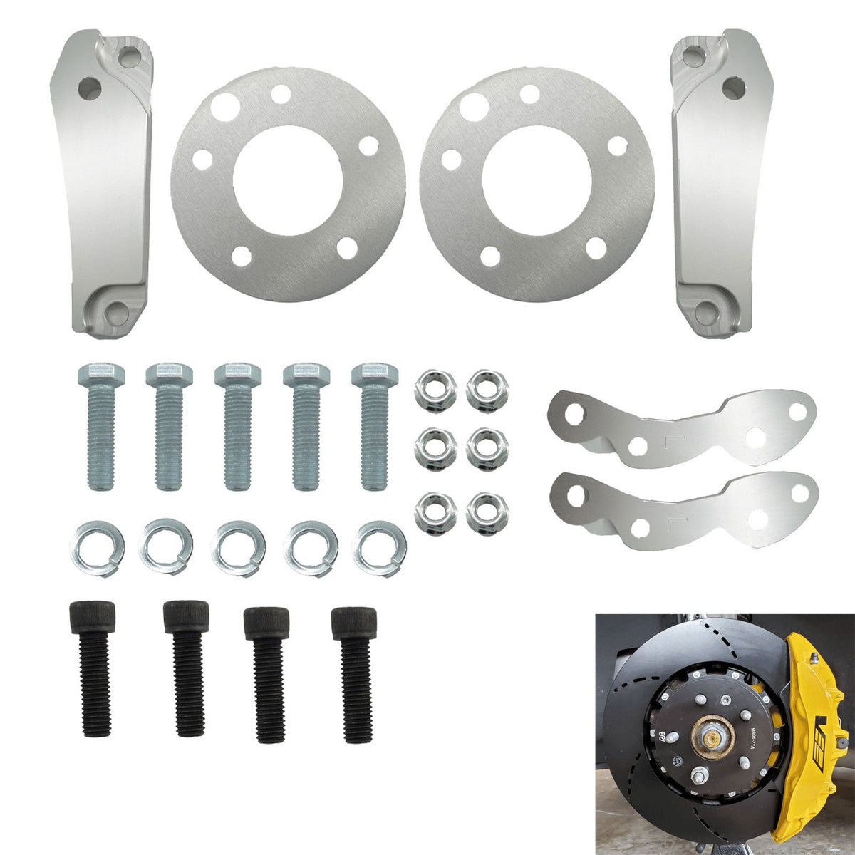 Bull Boost Performance CTS-V Brake Caliper Adapter Kit for MK4 Supra/SC Chassis SC300 SC400 Lexus...