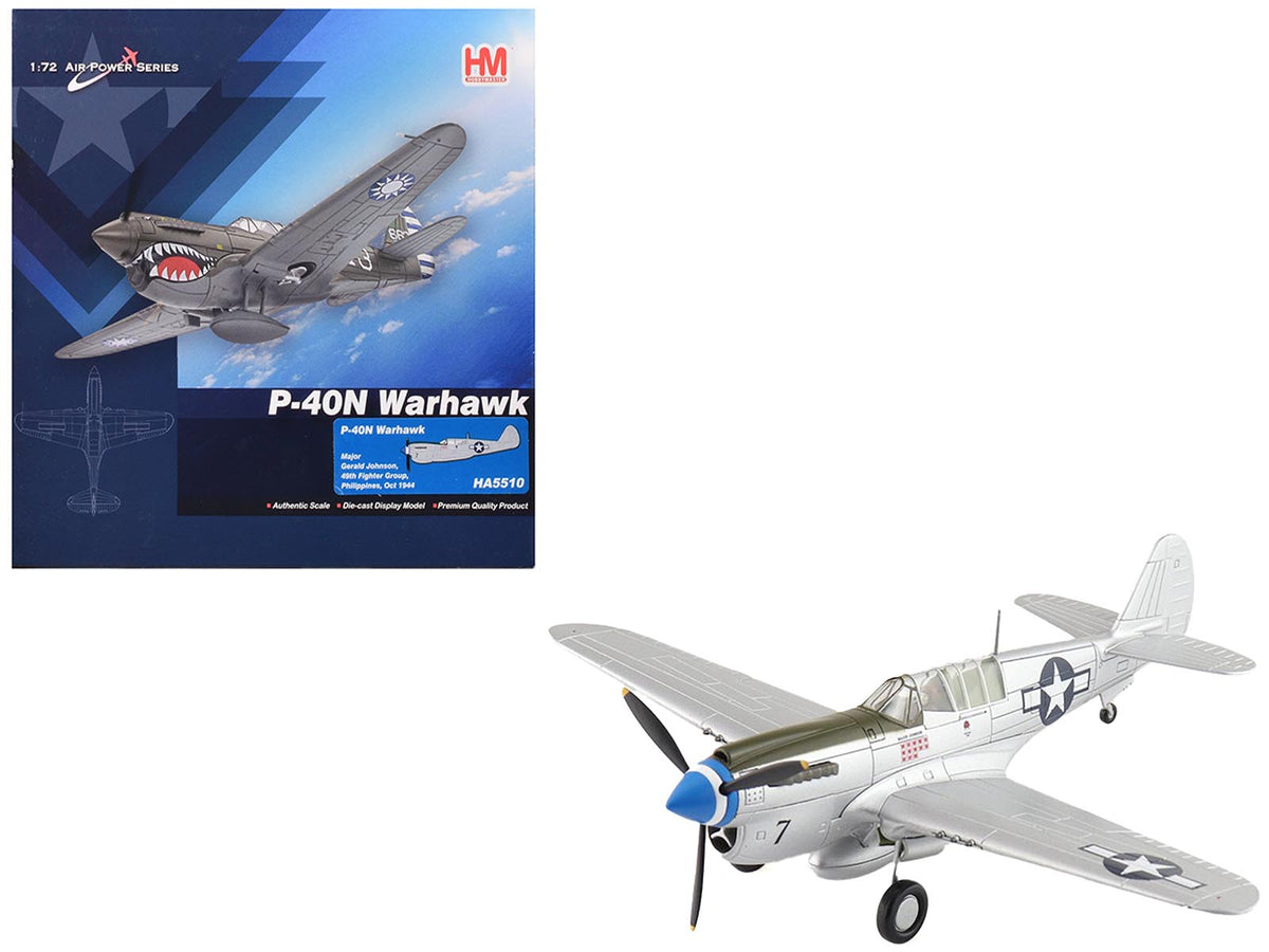 Rapid Vehicles Curtiss P-40N Warhawk Fighter-Bomber Aircraft "Major Gerald Johnson 49th Fighter...