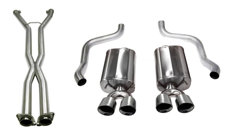 Corsa Performance 2.5" Dual Rear Exit Cat-Back Exhaust System with Twin 3.5" Tips