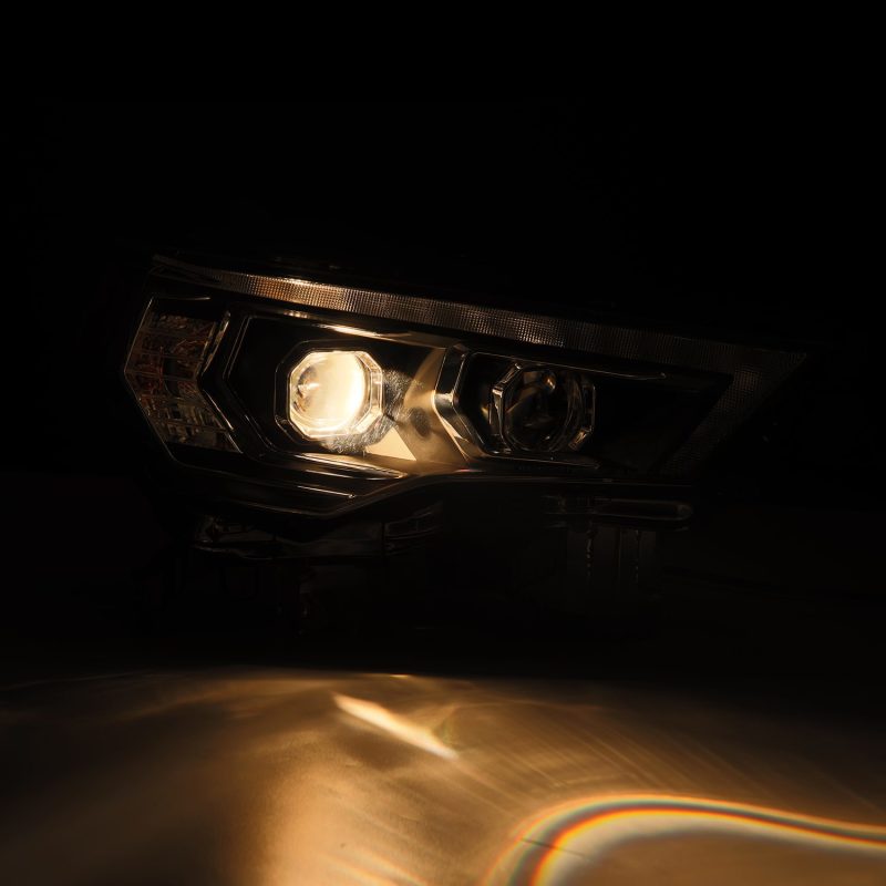 AlphaRex 14-22 Toyota 4Runner PRO-Series Projector Headlights Black w/Seq. Sig. + DRL 880814 *Discontinued