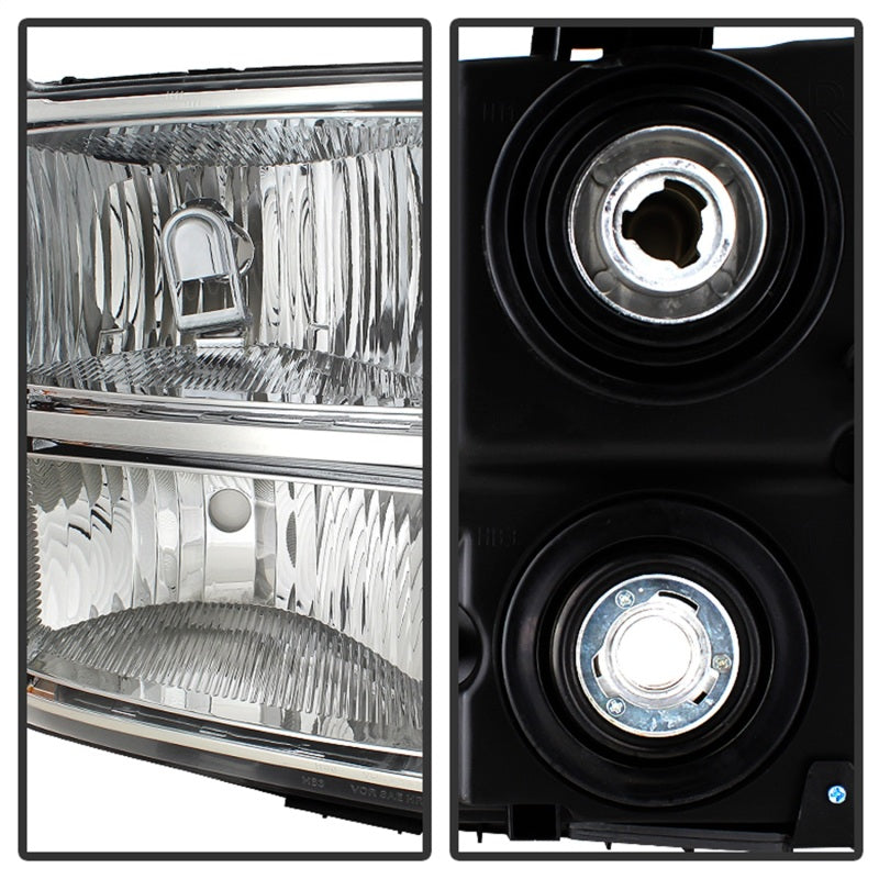 FR SPORT SPYDER Xtune GMC Sierra 07-13 Crystal Headlights Chrome HD-JH-GSIE07-AM-C 9034756 - View 7