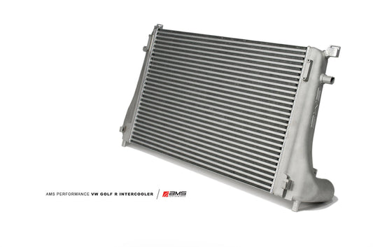 FR SPORT AMS Performance 2015+ VW Golf R MK7 Front Mount Intercooler Upgrade w/Cast End Tanks...