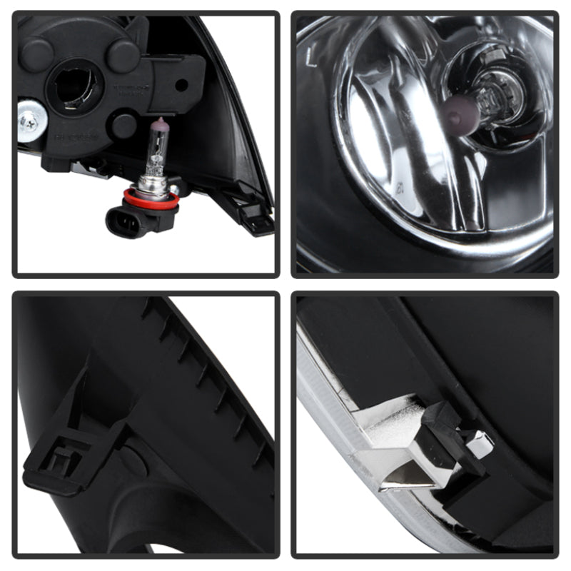 Spyder Nissan versa 2015+ OEM Fog Lights w/Switch Clear FL-NV2015-C 5080240