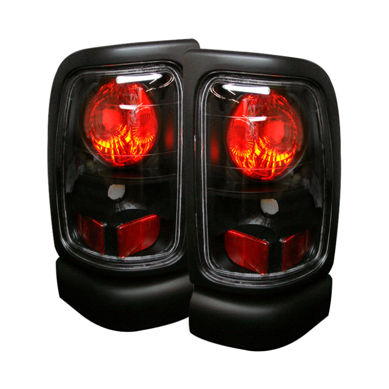 FR SPORT Spyder Dodge Ram 1500 94-01/Ram 2500/3500 94-02 Euro Style Tail Lights Black...