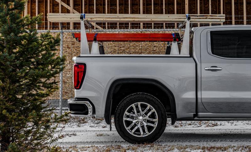 Access ADARAC Al Uprights 26in Vertical Pro Kit (2 Uprights w/1 66in Cross Bar) Silver Truck Rack 4006040