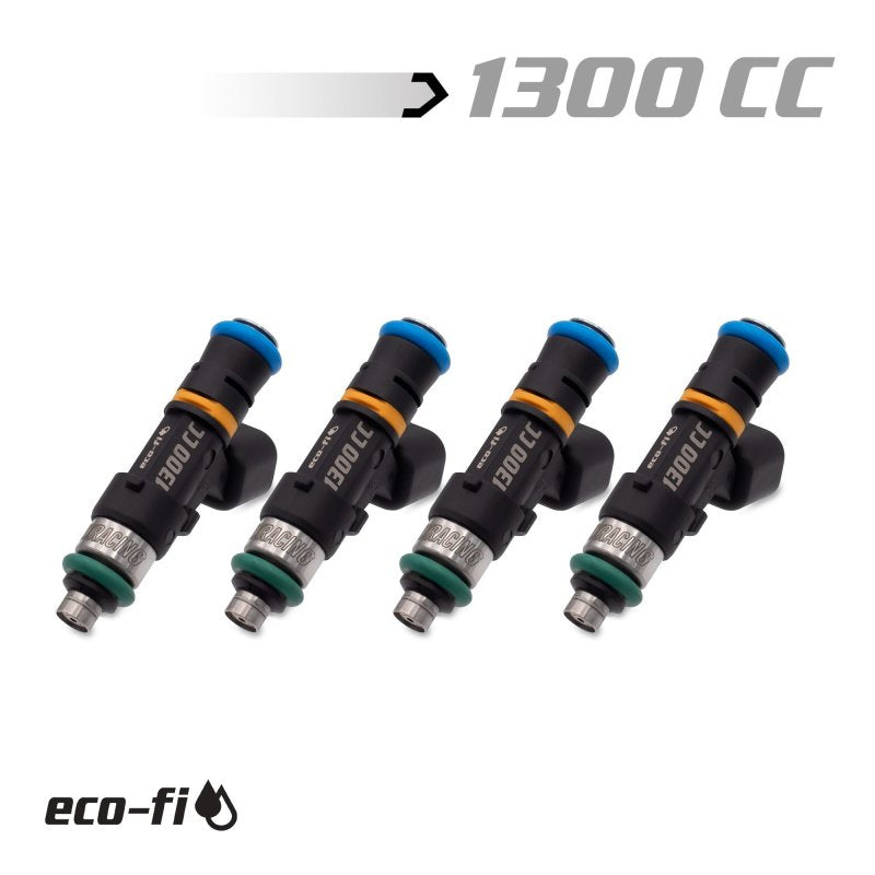 FR SPORT BLOX Racing 1 300CC Street Injectors 48mm With 1/2in Adapter 14mm Bore BXEF-06514.14-1300-4