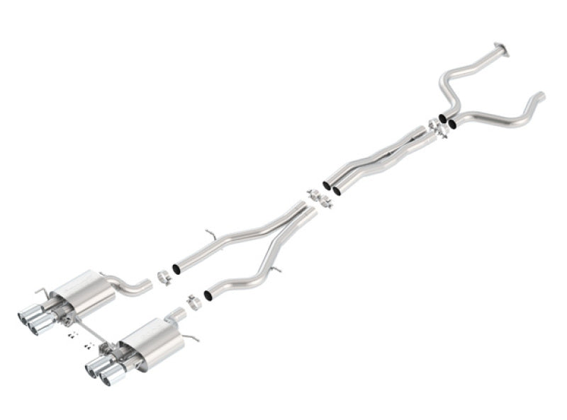 Borla 2016 Cadillac ATS-V 3.6L Twin Turbo Catback Exhaust 4in Tips Dual Split Rear Exit 140692