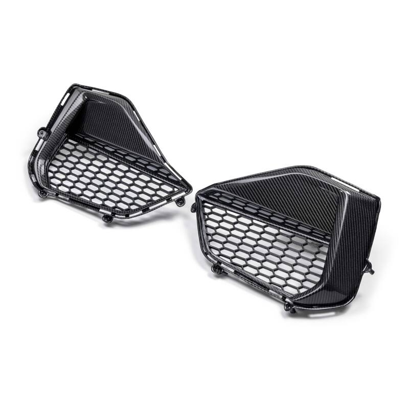Anderson Composites 2024 Ford Mustang GT Carbon Fiber Front Bumper Inserts AC-FBI24FDMUGT
