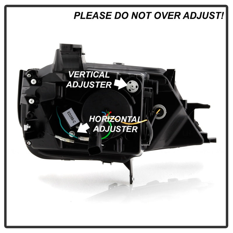 FR SPORT Spyder 14-19 Chevrolet Impala Proj Headlights Low Beam/High Beam H9 Inc - Black...