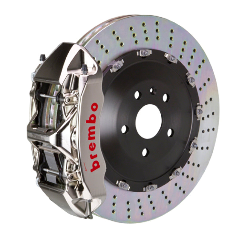 Brembo 03-16 Phantom Sedan/Coupe Front GTR BBK 6 Piston Billet 405x34 2pc Rotor Drilled- Nickel 1N1.9525AR