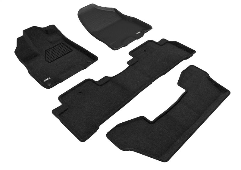 3D MAXpider 17-20 Acura MDX 6-Seat Elegant Black R1 R2 R3 L1AC01004709