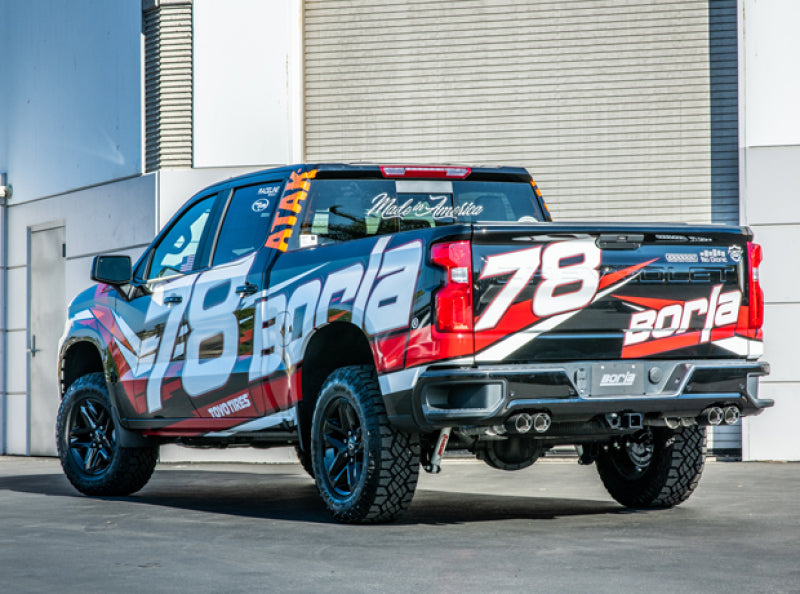 FR SPORT Borla 19 Chevrolet Silverado/GMC Sierra 1500 6.2L SS ATAK Catback Exhaust - Carbon Fiber...