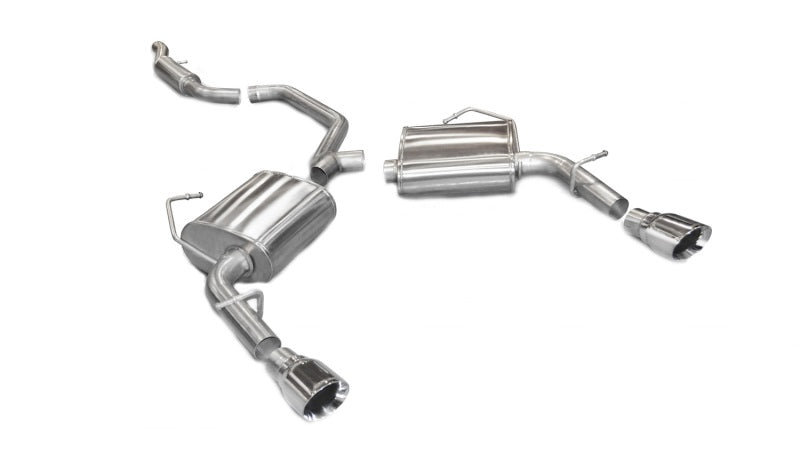 Corsa 11-13 Chrysler 200/Dodge Avenger V6 Polished Sport Cat-Back Exhaust 14413