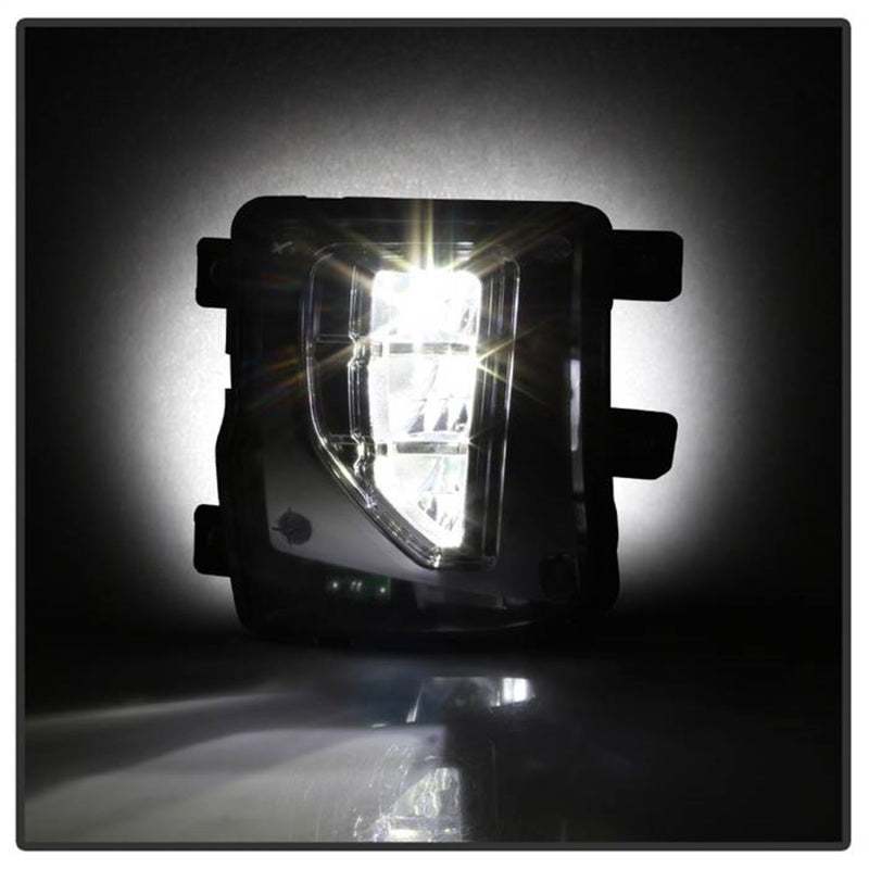 Spyder 16-18 Chevy Silverado 1500 OEM Style Full LED Fog Light w/Switch - Clear (FL-CSIL16-LED-C) 9043215