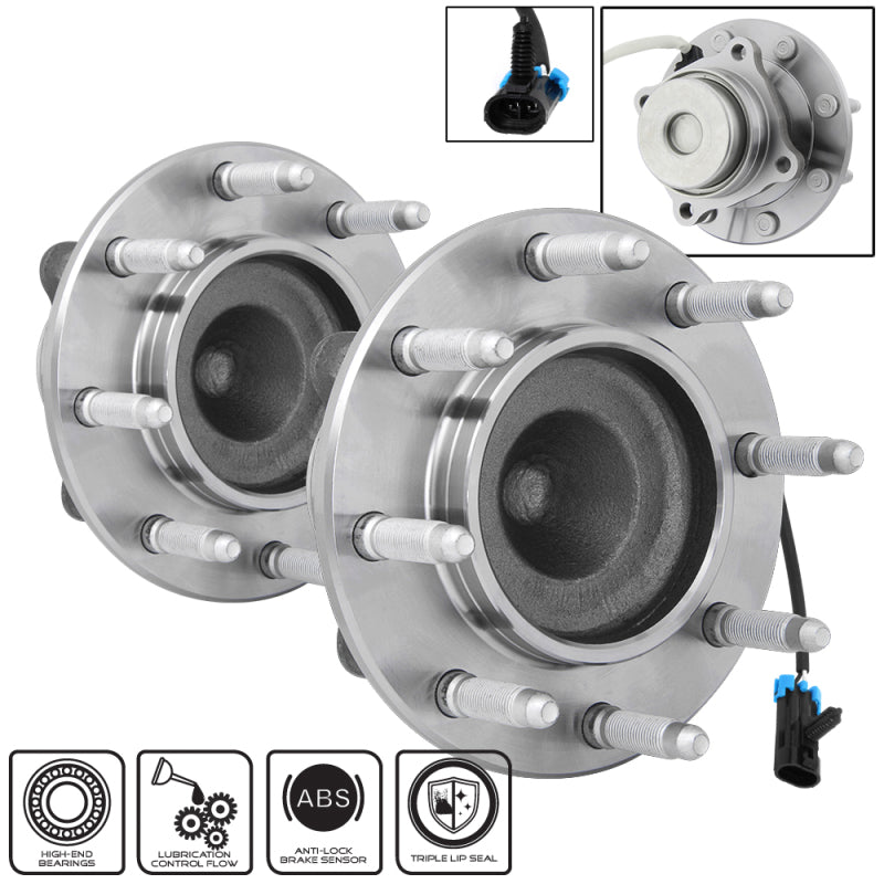 FR SPORT SPYDER xTune Wheel Bearing and Hub GMC Savana 2500 3500 03-12 - Front Left and Right...