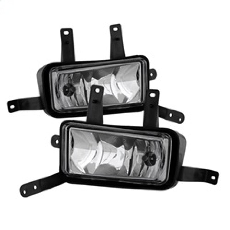 FR SPORT Spyder Chevy Suburban Tahoe 2015-17 OEM Fog Lights W/Chrm trim Cover and Switch Clear...
