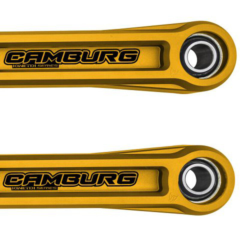 Camburg Ford Bronco 21-23 KINETIK Series Rear Billet Lower Trailing Arm Kit (Gold) CAM-120032-GLD