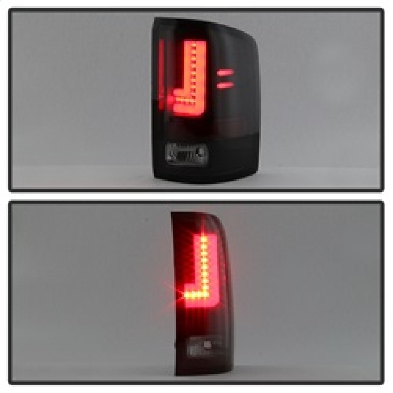 Spyder GMC Sierra 2016-2017 Light Bar LED Tail Lights - Black Smoke ALT-YD-GS16-LED-BSM 5083784