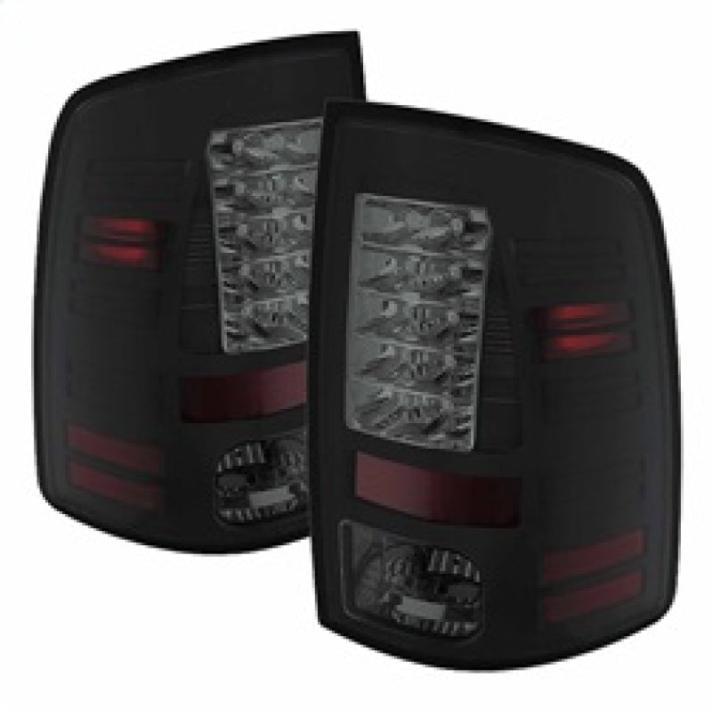 FR SPORT Spyder Dodge Ram 1500 13-14 13-14 LED Tail Lights LED Model only - Blk Smke...