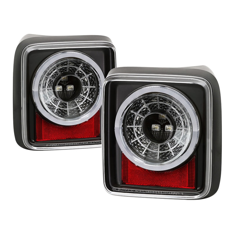 FR SPORT Spyder 19-20 Jeep Wrangler - Full LED Tail Lights - Seq Turn Signal - Black...