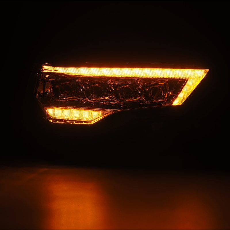 FR SPORT AlphaRex 14-22 Toyota 4Runner NOVA LED Proj Headlights Chrome w/ Activ Light/Seq...