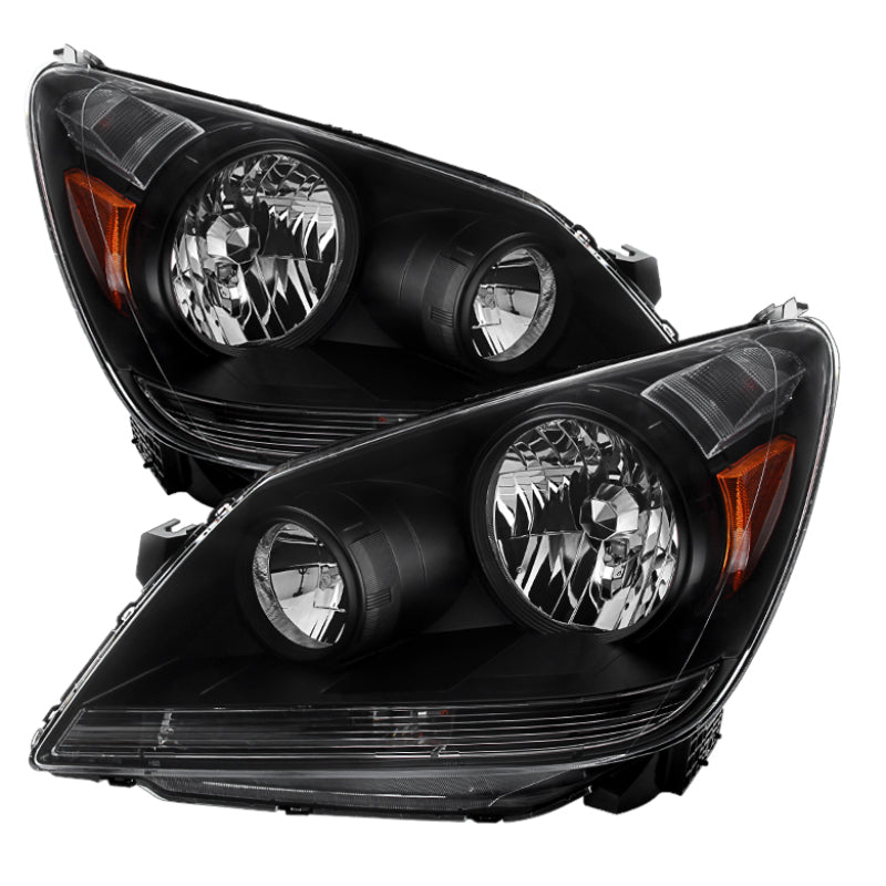 FR SPORT SPYDER Xtunehonda Odyssey 05-07 Crystal Headlights Black HD-JH-HODY05-AM-BK 9023842