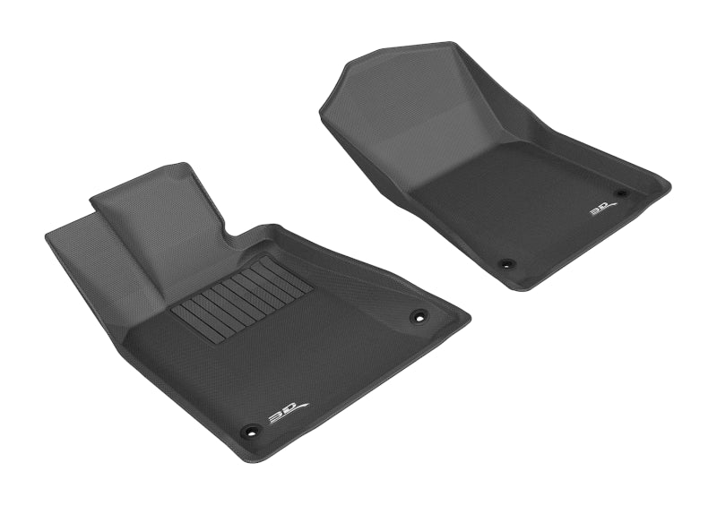FR SPORT 3D MAXpider 2013-2020 Lexus GS/GS Hybrid Kagu 1st Row Floormat - Black L1LX02511509