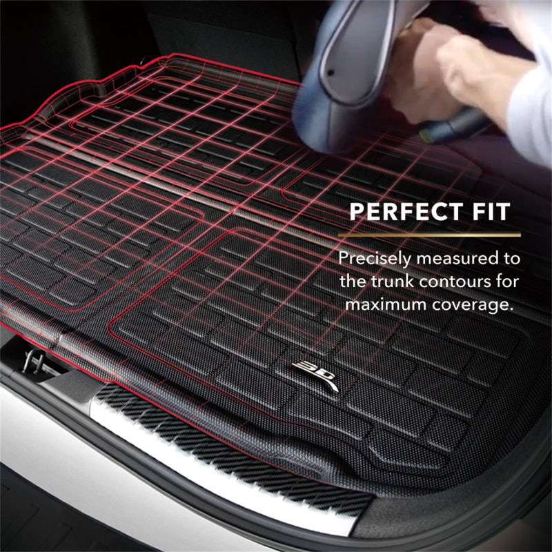3D MAXpider 2009-2016 Audi A4/ S4/ RS4 Sedan Kagu Cargo Liner - Black M1AD0081309