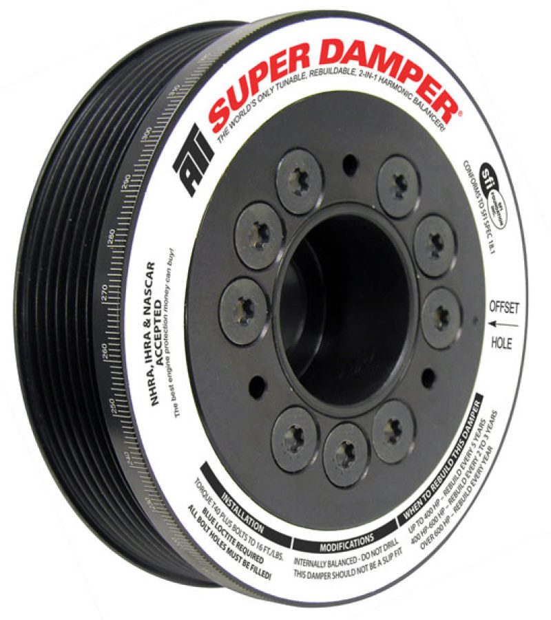 FR SPORT ATI Damper - 5.67in - Alum - 6 Grv - Toyota 2Zz-Ge - 1.8L - 4 Percent OD - 1Pc ATI918564