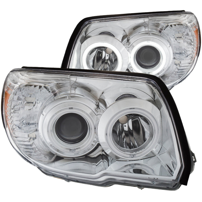 FR SPORT Anzo 2006-2009 Toyota 4Runner Projector Headlights w/ Halo Chrome - View 2