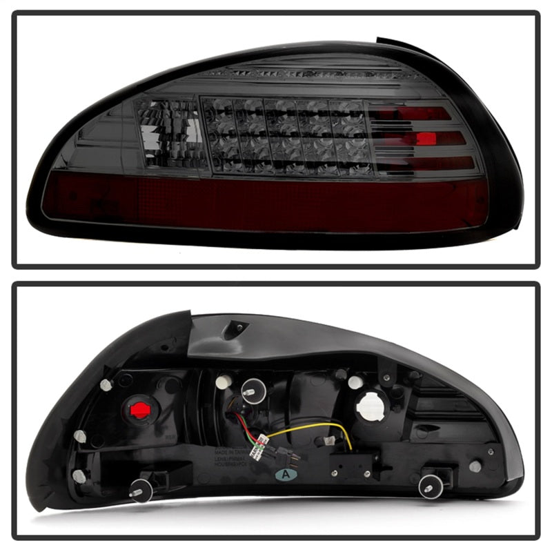 FR SPORT Spyder Pontiac Grand Prix 97-03 LED Tail Lights Smoke ALT-YD-PGP97-LED-SM 5007179 - View 8