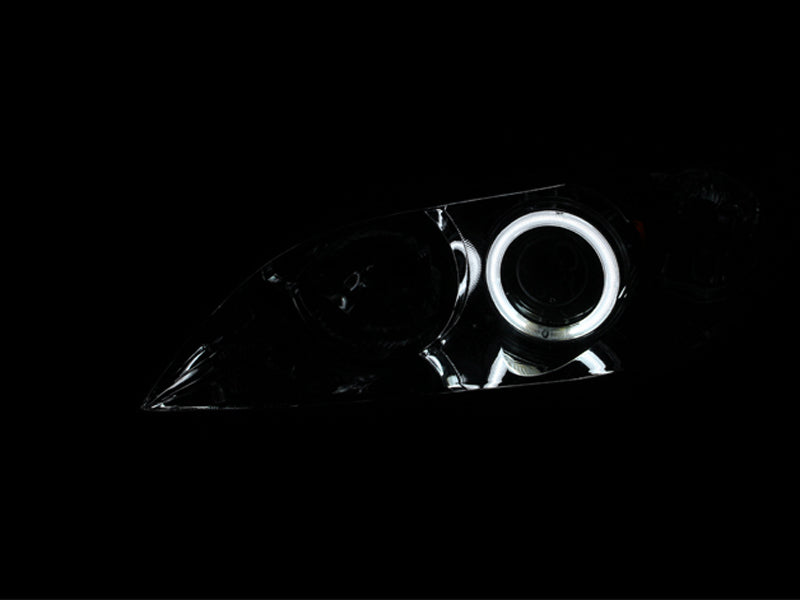 Anzo 2004-2008 Mazda 3 Projector Headlights w/ Halos Chrome