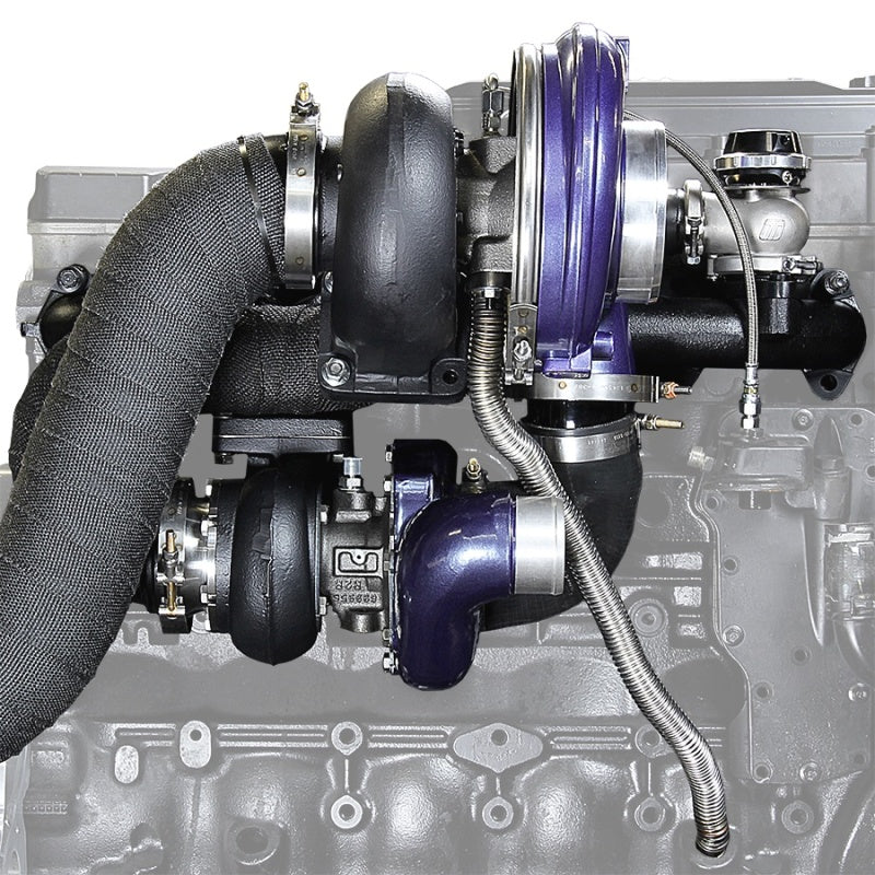 FR SPORT ATS Diesel 03-07 Dodge Cummins 5.9L Aurora 3000/5000 Compound Turbo Kit 202A352272 - View 2