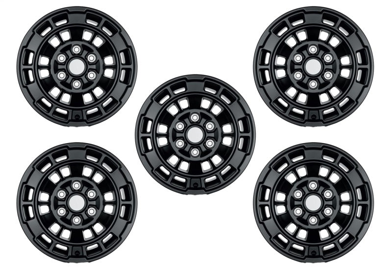 Ford Racing 21-24 Bronco 17in x 8.5in Matte Black Wheel Kit M-1007K-P1785MB