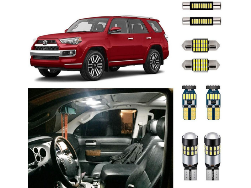Cali Raised LED Cali Raised 16Pc Led Bulb Replacement Kit For 10-24 Toyota 4Runner CR2410