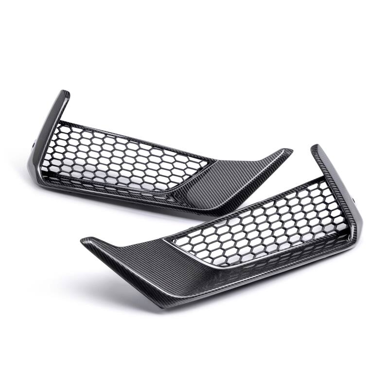 Anderson Composites 2024 Ford Mustang Dark Horse Carbon Fiber Front Bumper Inserts AC-FBI24FDMUDH