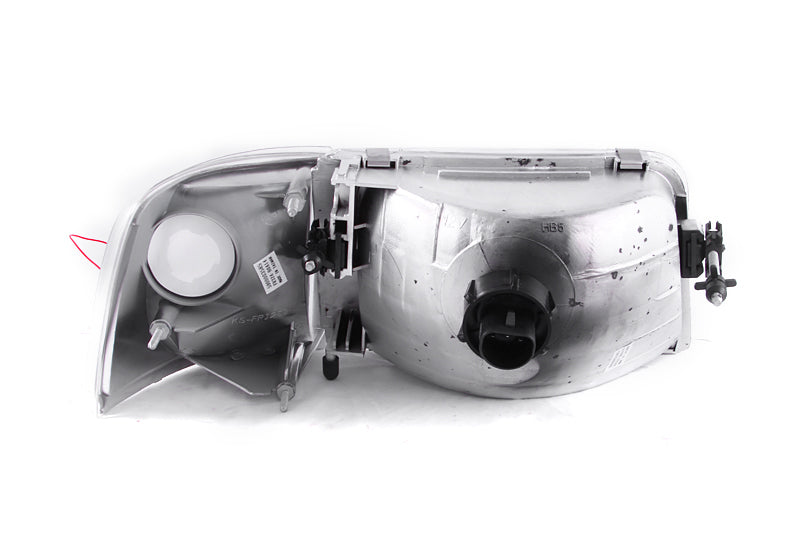 Anzo 1993-1997 Ford Ranger Crystal Headlights Chrome w/ Corner Lights 2pc