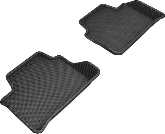 FR SPORT 3D MAXpider 2019-2020 BMW 3 Series (G20) Kagu 2nd Row Floormats - Black L1BM10321509