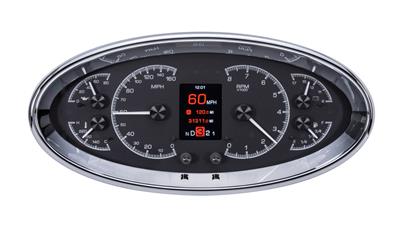 Dakota Digital HDX Series Universal Elliptical Analog Gauge Kits - HDX2017K