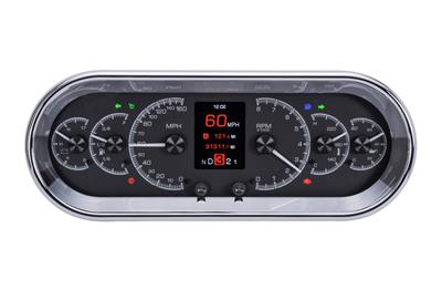 Dakota Digital HDX Series Universal Rounded Rectangle Analog Gauge Kits - HDX2018K