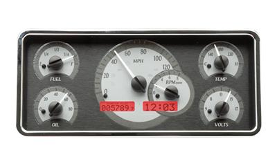 Dakota Digital Gauge kit, 63-72 JEEP WAGONEER/ J TRUCK; 67- 72 Jeepser Commando VHX Instruments - VHX63JWAGSR