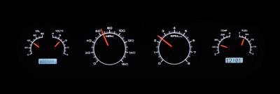 Dakota Digital VHX Series Direct-Fit Analog Gauge Systems - VHX64PGTOKW