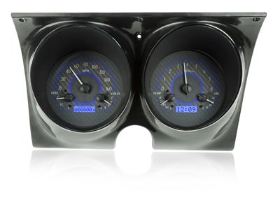Dakota Digital VHX Series Direct-Fit Analog Gauge Systems - VHX67CCAMCB