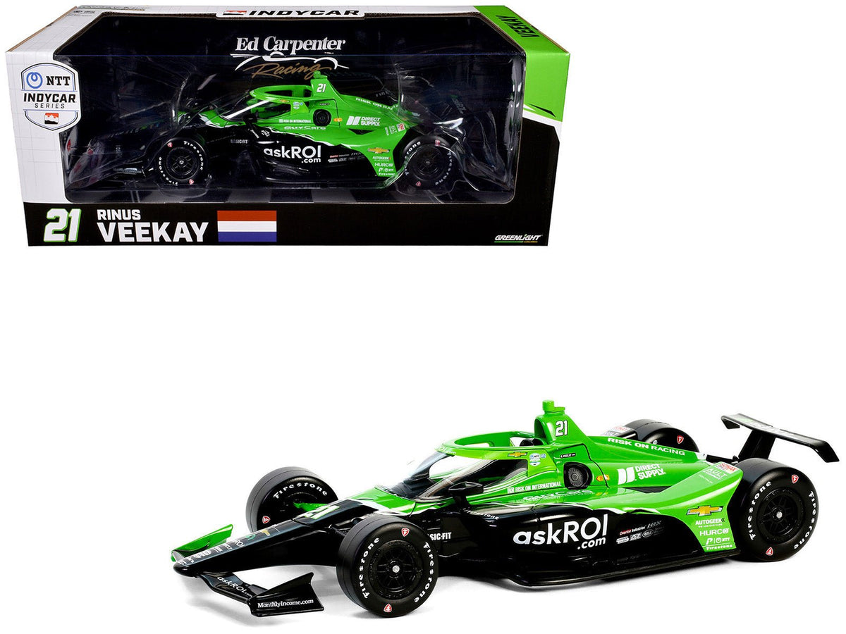 Rapid Vehicles Dallara IndyCar #21 Rinus VeeKay "Risk On International" Ed Carpenter Racing "NTT...