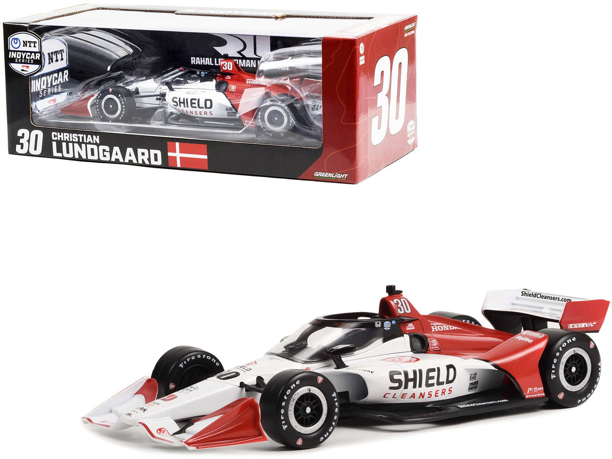 Rapid Vehicles Dallara IndyCar #30 Christian Lundgaard "Shield Cleansers" Rahal Letterman Lanigan...