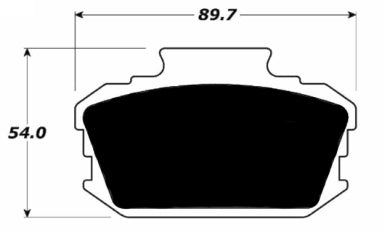 Porterfield Brake Pads for 1970 DATSUN 510