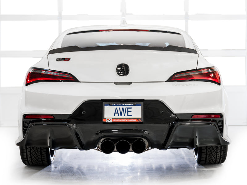 AWE Tuning 2024 Acura Integra Type S DE5 FWD Touring Edition Exhaust w/ Triple Diamond Black Tips 3015-53335