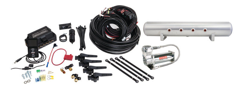 AIRLIFT 3H(1/4"Air Line,5 Gallon Lightweight Raw Alum.Tank,VIAIR 444C Comp)